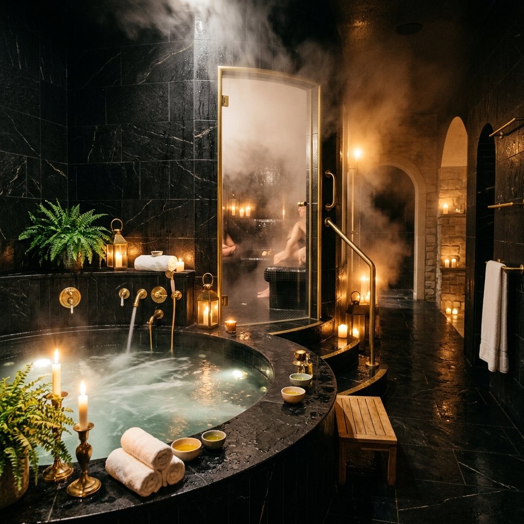 Peaceful private spa room